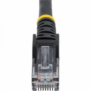 StarTech.com 15 ft. CAT6 Ethernet Cable - 10 Pack - ETL Verified - Black CAT6 Patch Cord - Snagless RJ45 Connectors