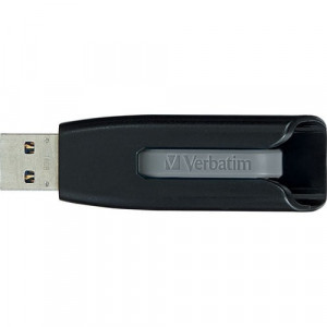 Verbatim Store 'n' Go V3 32GB USB 3.2 (Gen 1) Flash Drive - 32 GB - USB 3.2 (Gen 1) Type A - Gray - Lifetime Warranty - 10 Pack