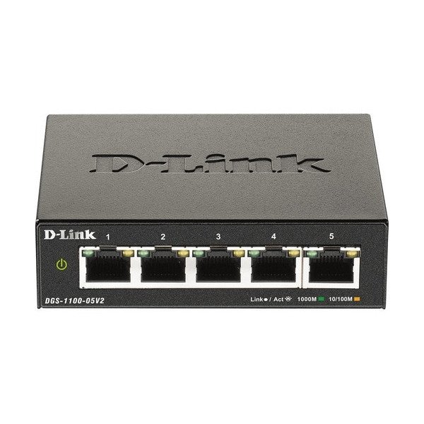 D-Link DGS-1100-05V2 Ethernet Switch - 5 Ports