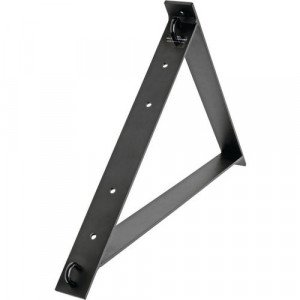 Tripp Lite by Eaton SRLTRISUPPORT Wall Mount Support for Cable Ladder - Black - 45.36 kg Load Capacity