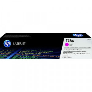 HP 126A (CE313A) Original Standard Yield Laser Toner Cartridge - Single Pack - Magenta - 1 Each - 1000 Pages