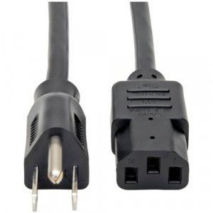 Tripp Lite 12ft Computer Power Cord Cable 5-15P to C13 10A 18AWG 12' - 3.66m