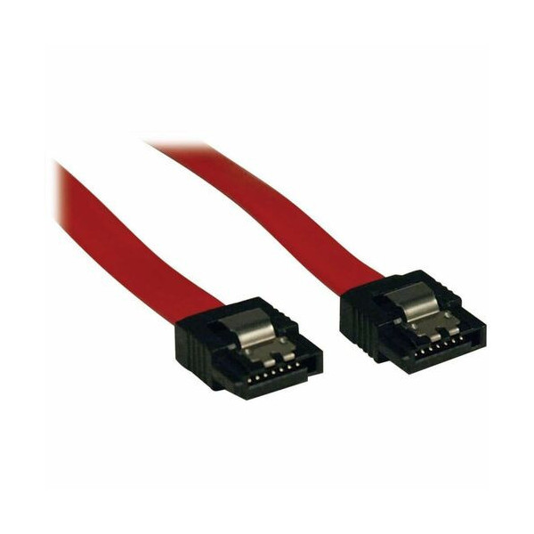 Tripp Lite by Eaton Serial ATA (SATA) Latching Signal Cable (7Pin/7Pin) 12-in. - 1 ft SATA Data Transfer Cable for Hard Drive