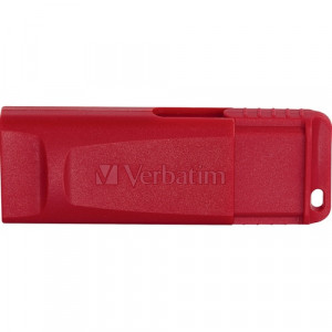 Microban 128GB Store 'n' Go USB Flash Drive - Red - 128 GB - USB 2.0 Type A - Red - Lifetime Warranty - 1 Each