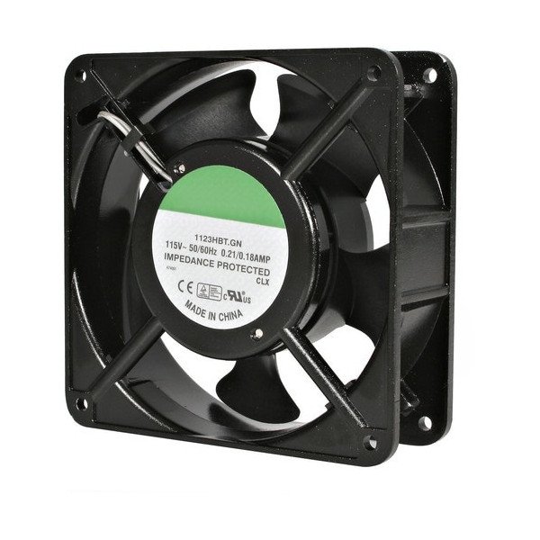 StarTech.com 120mm Axial Rack Muffin Fan for Server Cabinet - 115V - AC Cooling - Low Noise & Quiet PC Computer Case Fan