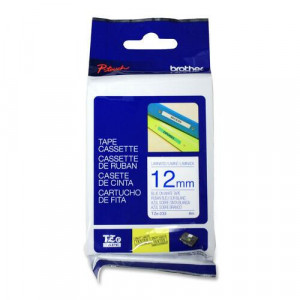 Brother TZe-233 Label Tape - 15/32" Width - Rectangle - Thermal Transfer - White - 1 Each - Water Resistant - Chemical Resistant