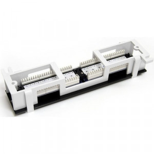 StarTech.com 1U 12 Port Wall Mount Cat5e 110 Patch Panel - 45 Degree - Organize up to 12 Cat5e patch cables