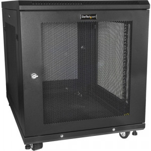 StarTech.com 4-Post 12U Server Rack Cabinet, 19" Data Rack Cabinet for Computer / IT Equipment