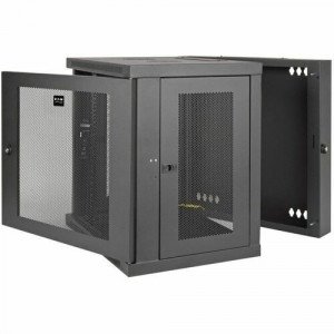 Tripp Lite by Eaton SmartRack 12U UPS-Depth Wall-Mount Rack Enclosure Cabinet, Hinged Back - For UPS