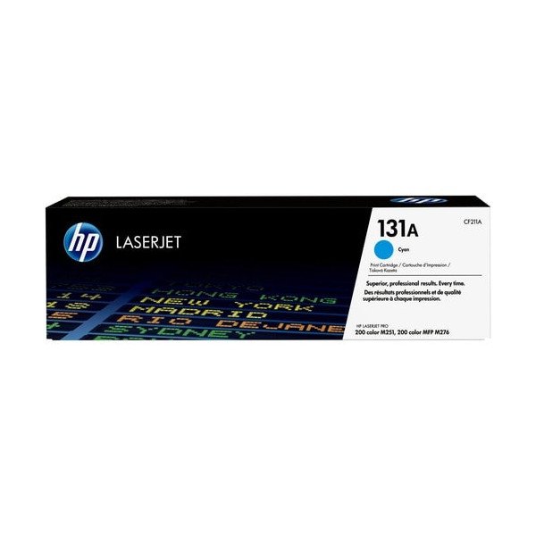 HP 131A (CF211A) Original Standard Yield Laser Toner Cartridge - Single Pack - Cyan - 1 Each - 1800 Pages