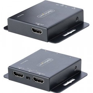 StarTech.com 4K HDMI Extender over CAT6/CAT5 Ethernet Cable, 4K 30Hz or 1080p 60Hz Video Extender