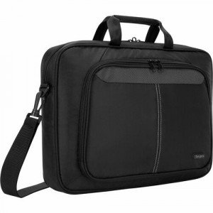 Targus Intellect TBT260 Carrying Case (Slipcase) for 14" Notebook - Black - Nylon Body - Shoulder Strap, Handle