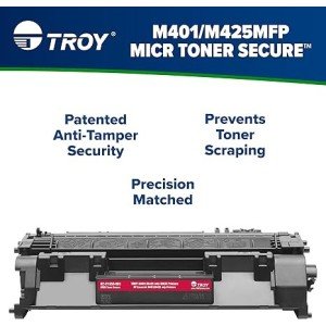 TROY CF280A M401 MICR TONER SECURE CARTRIDGE 2700 PG YLD