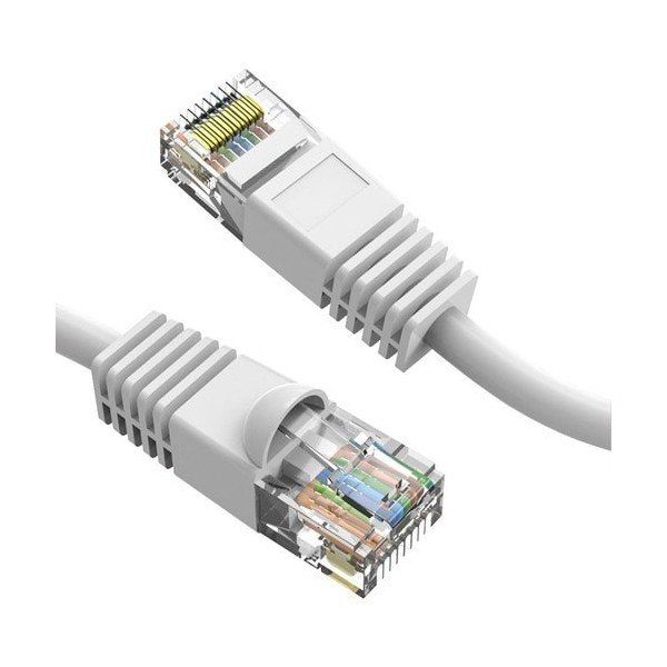 AXIOM 6INCH CAT6 UTP 550MHZBOOT PATCH CABLE SNAGLESS MOLDED WHITE