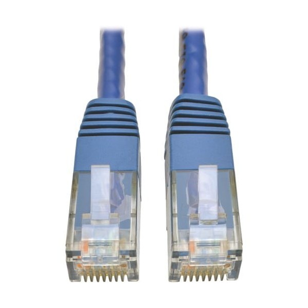 25FT CAT6 BLUE GIGABIT MOLDED RJ453 PATCH CABLE M/M 550MHZ 24 AWG