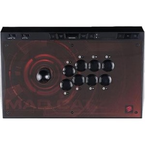 Mad Catz The Authentic EGO Arcade Fight Stick for PS4, Xbox One, Nintendo Switch and PC (Windows Direct and X-Input),Black