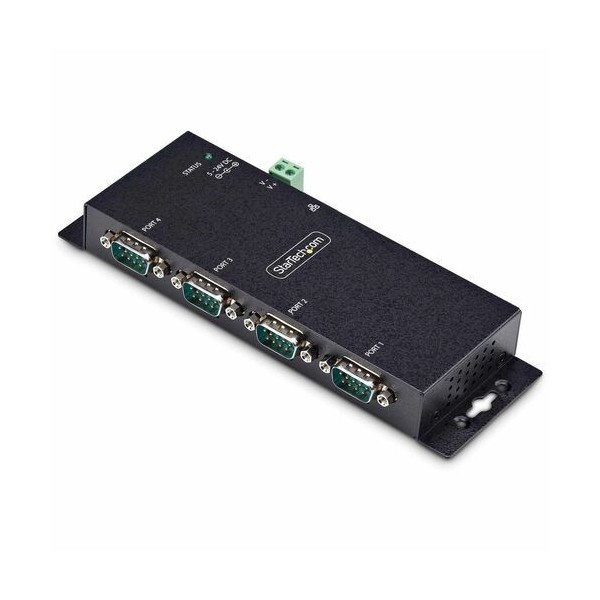 4-PT SERIAL TO ETHERNET ADAPTER - DB9/RS232 OVER LAN CONVERTER