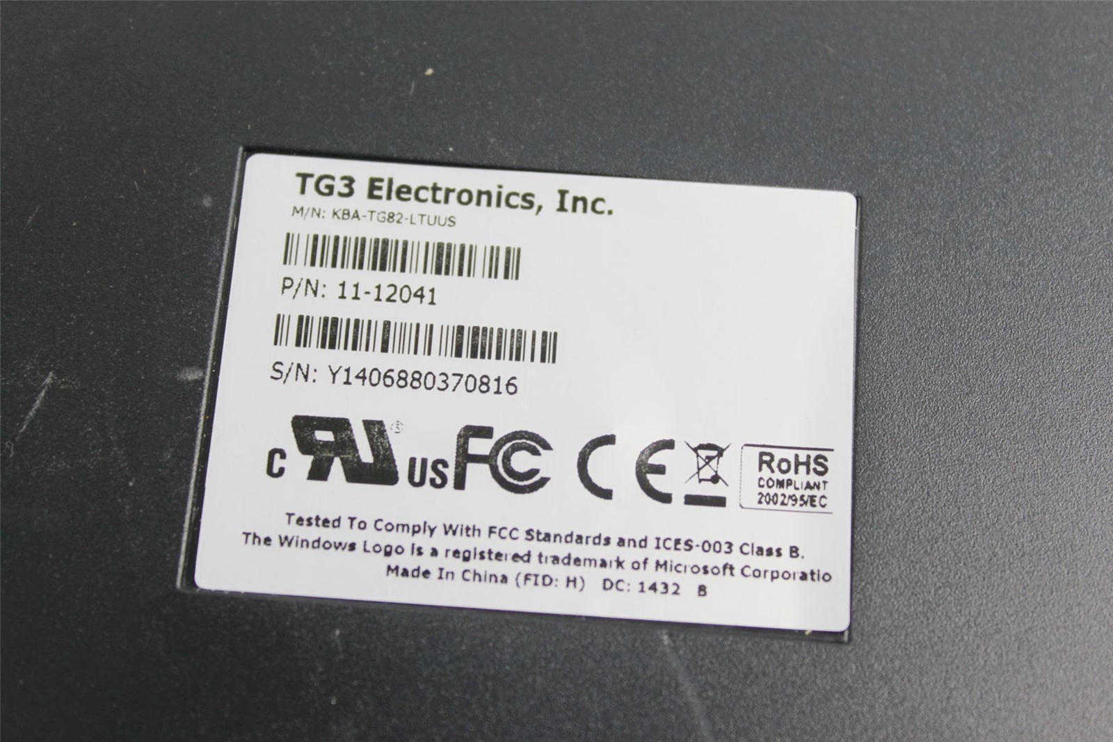 Tg3 Electronics