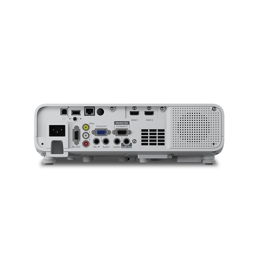 Epson PowerLite L260F Projector, 1080p Full HD, 4,600 Lumens, HDMI, Wi-Fi, White